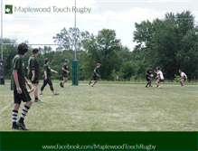 Tablet Screenshot of maplewoodtouchrugby.com
